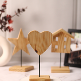Wooden Heart Stand