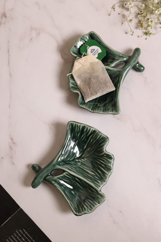 Ceramic tea bag holder
