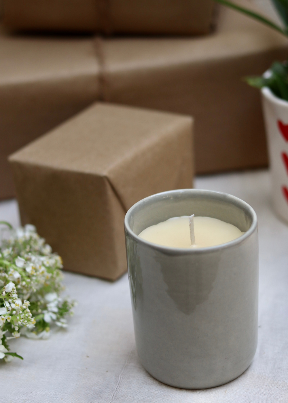 Ceramic Candle - Coffee