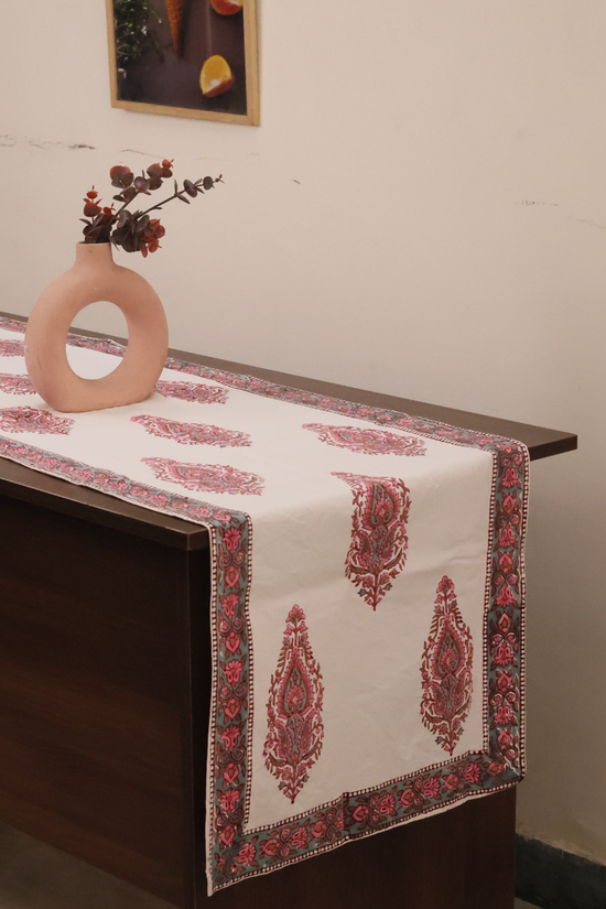 Pastel Motifs Table Runner