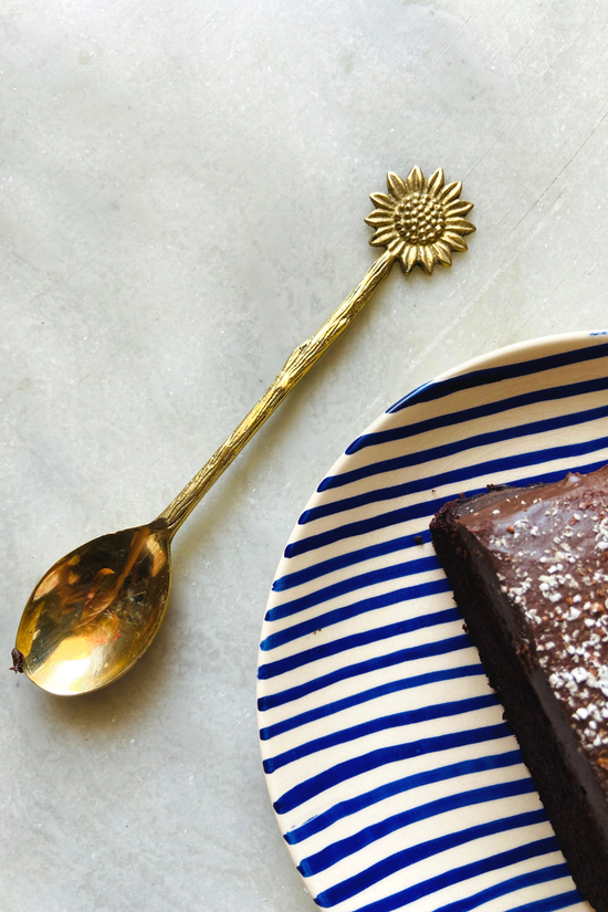 Sunflower Brass Spoon