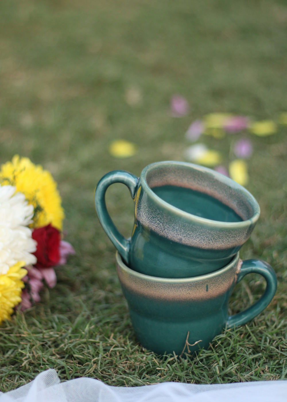Handmade ceramic coffee mugs 