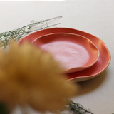 Pink Peony Snack Plates