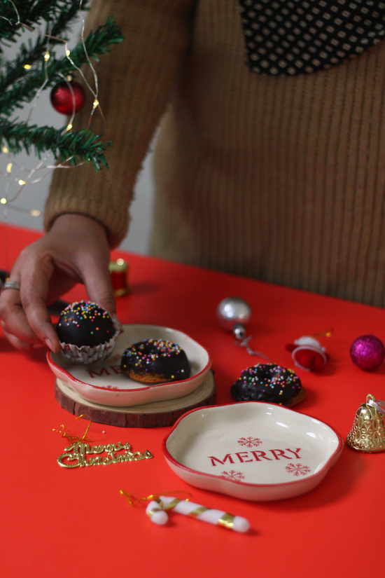 Ceramic dessert plate 