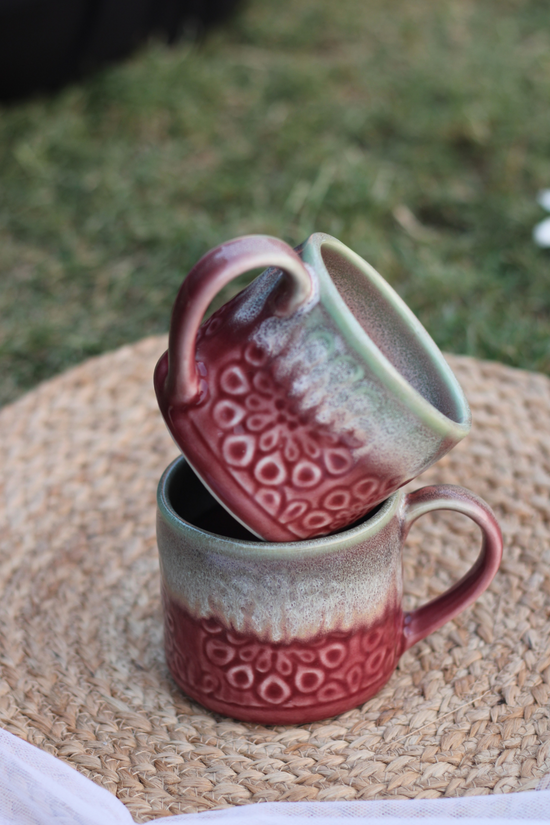 Handmade ceramic coffee mugs 