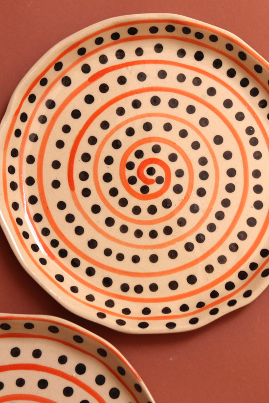 Spirals & Polka Plate