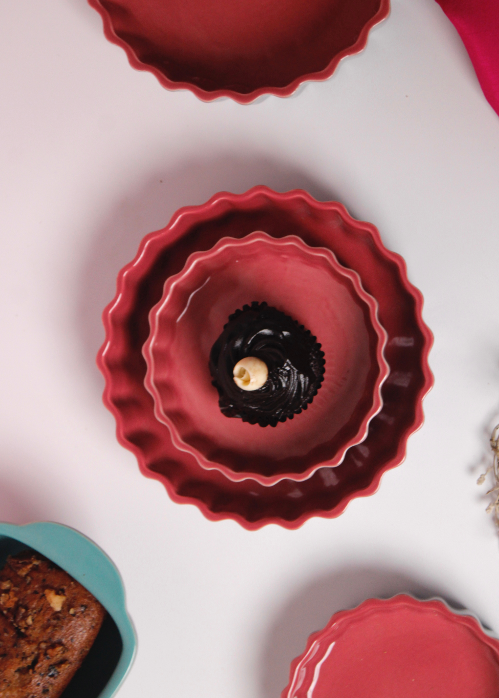 Pink Round Baking Dish - Large & Small