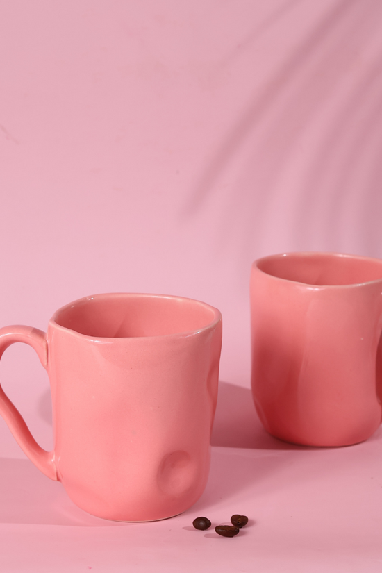 Pink Wavy Mug