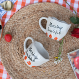 Handmade ceramic coffee mug