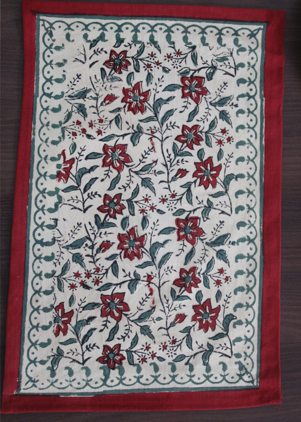 Table mat on table 