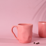 Pink coffee mugs 