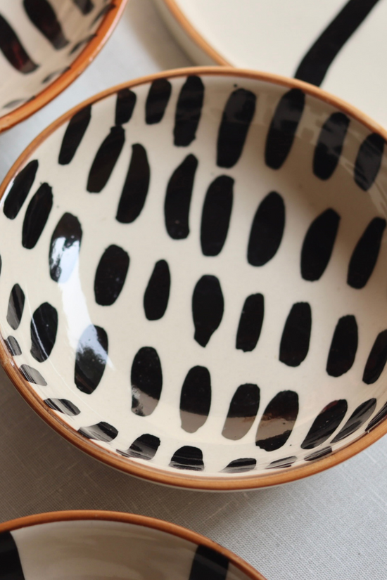 Handmade ceramic cereal bowls 