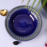 Royal Blue Pasta Bowl Handmade Ceramic 