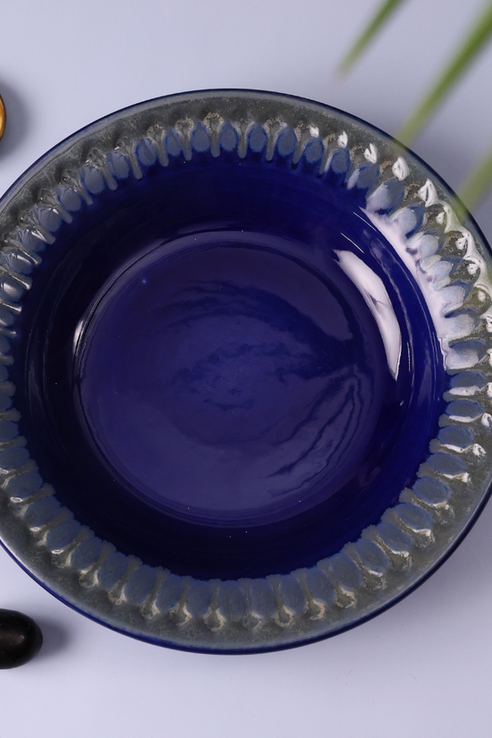 Royal Blue Pasta Bowl