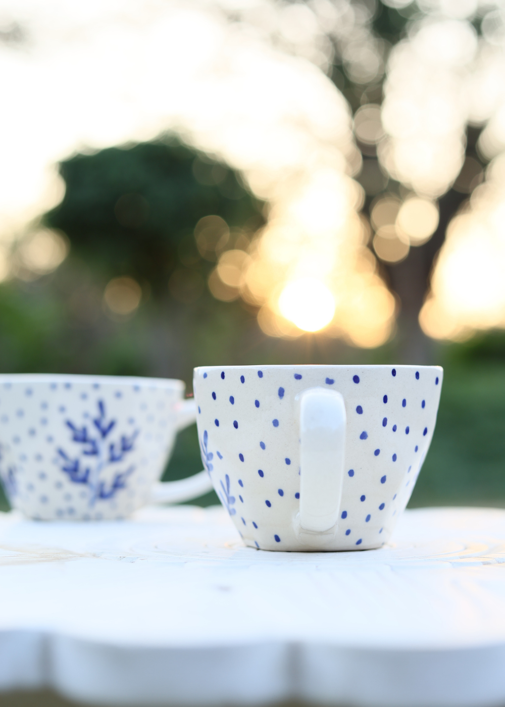 closeup shot of coffee mug