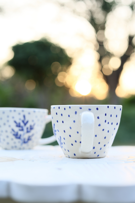 closeup shot of coffee mug