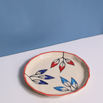 Handmade plates petals designed 