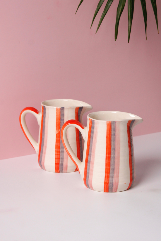 Marmalade milk jugs 