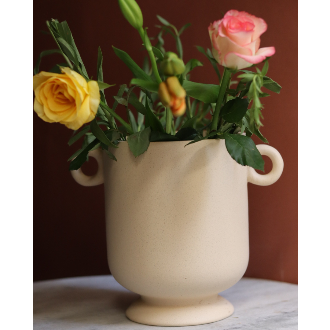 Aesthetic White Vase