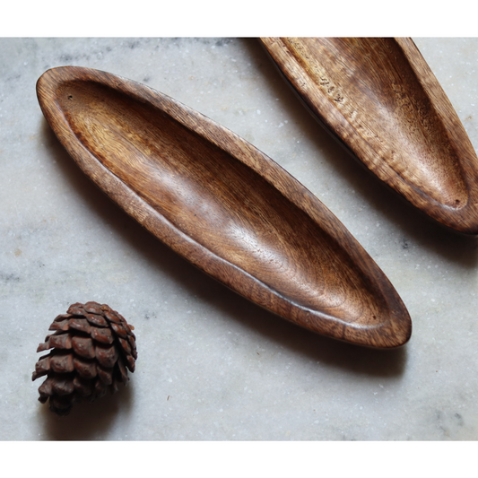 Wooden Agarbati Stand - Oval