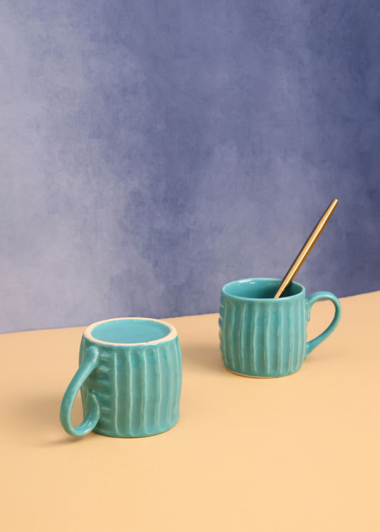 Teal Chai Cup