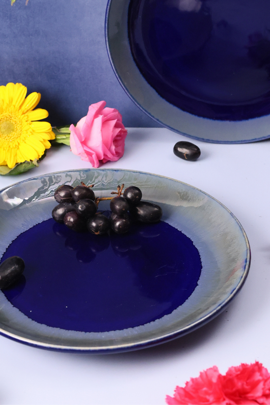 Handmade ceramic dinner plate 