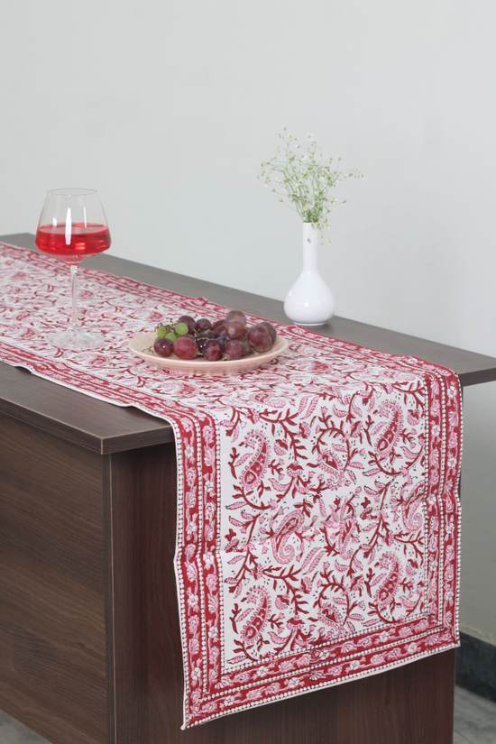 Block Print Table Runner
