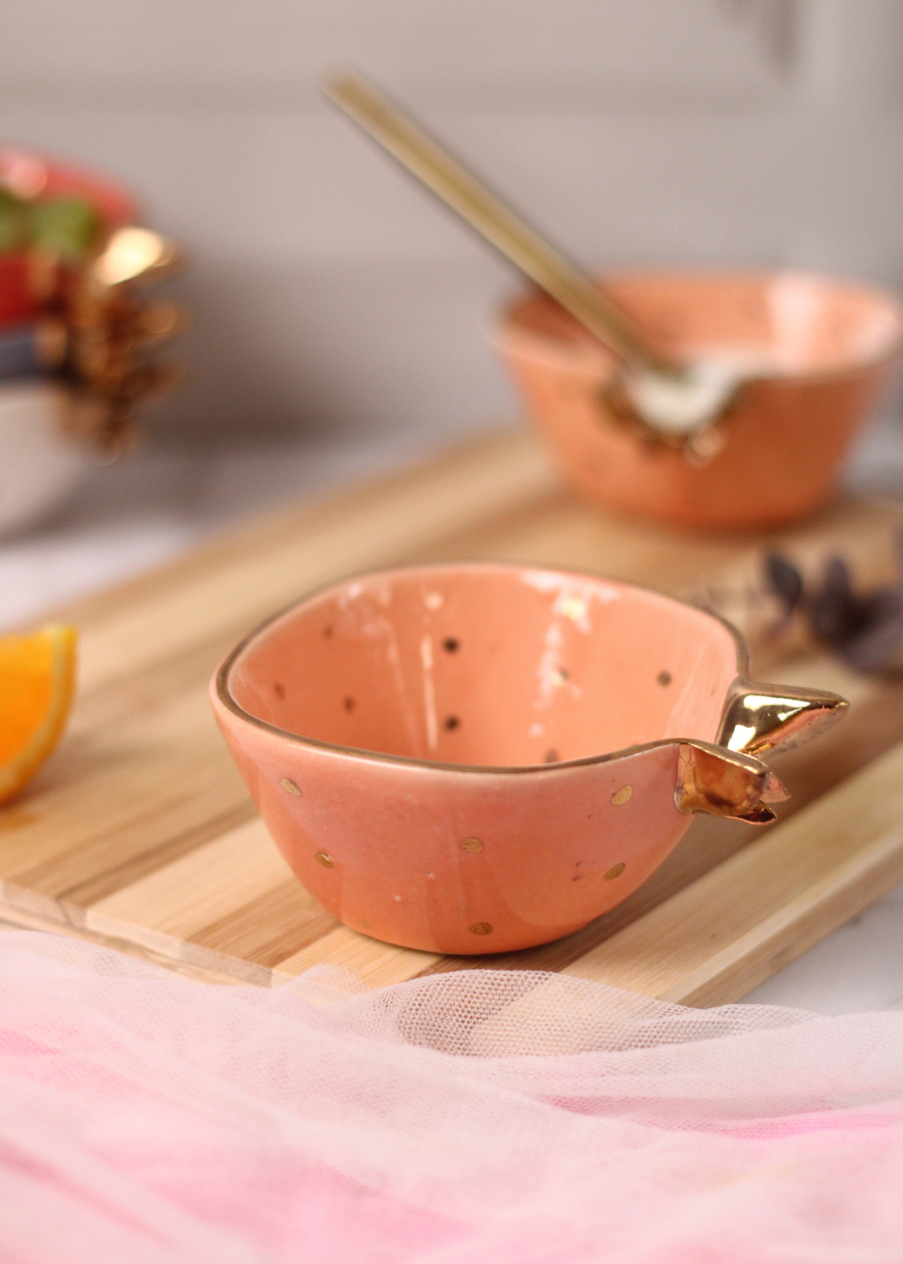 Anar Ice Cream Bowl- Peach