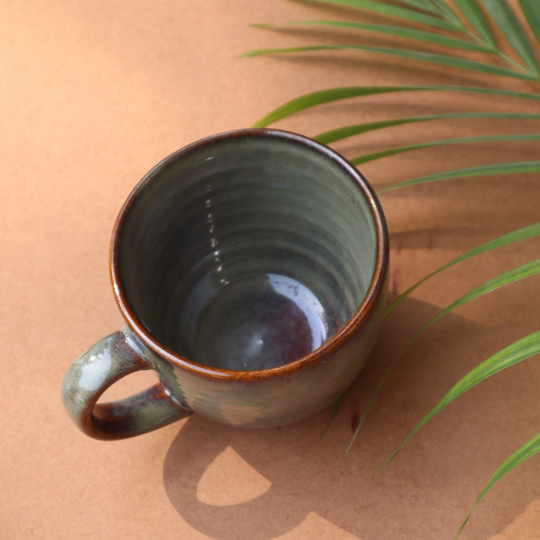 Handmade ceramic coffee mug