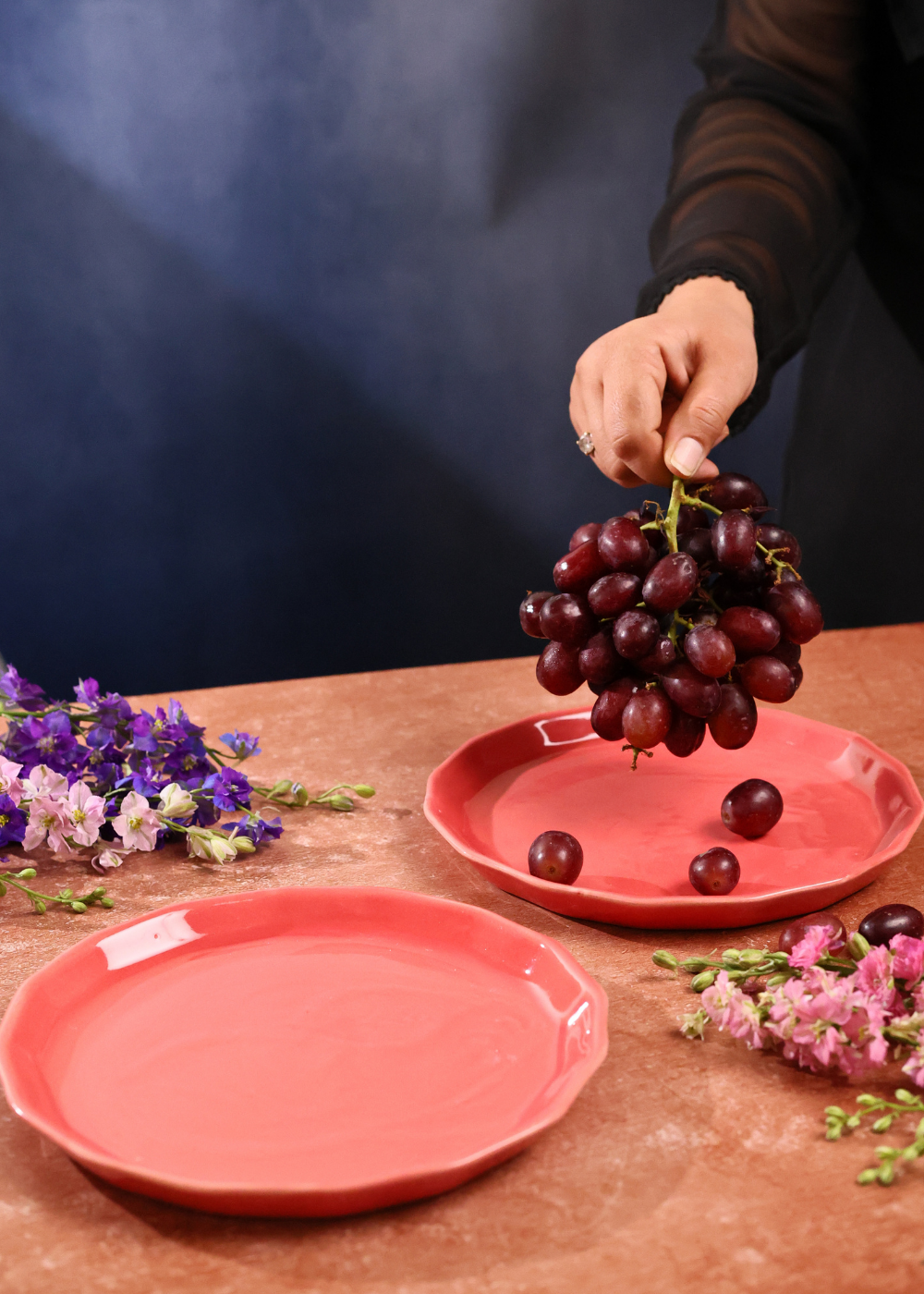 Pink Snack Plate