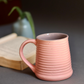 Pink & Grey Coffee Mug - Tall