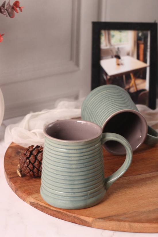 Handmade ceramic coffee mugs 