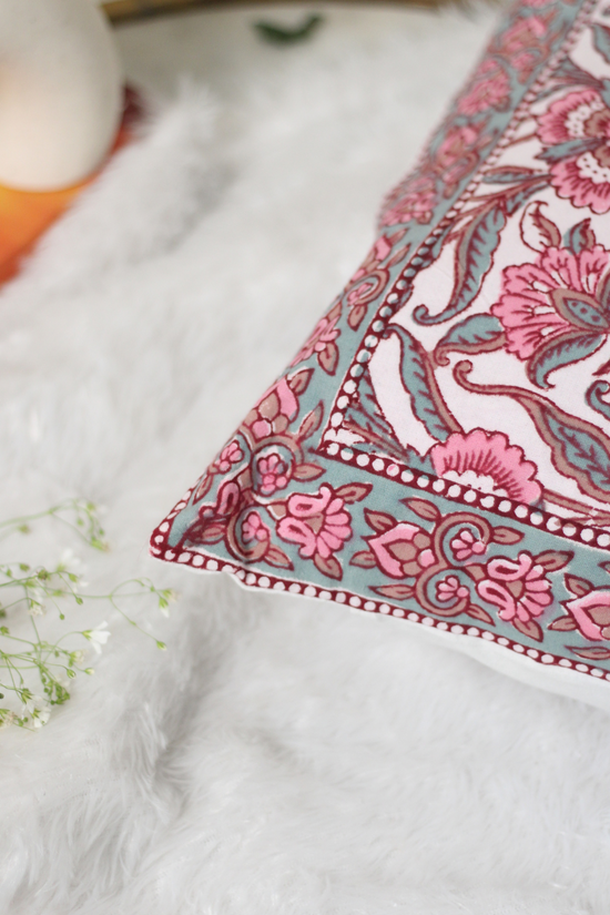 Block printed handmade cushions 