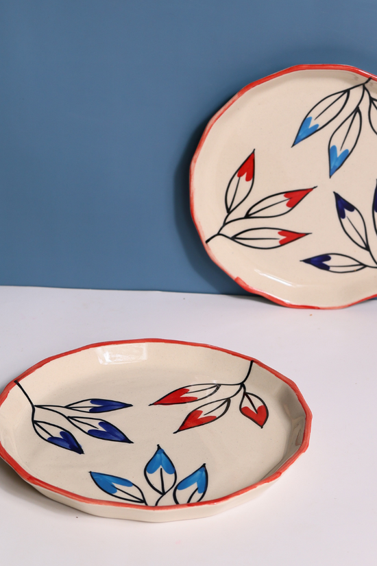 Handmade ceramic plates 