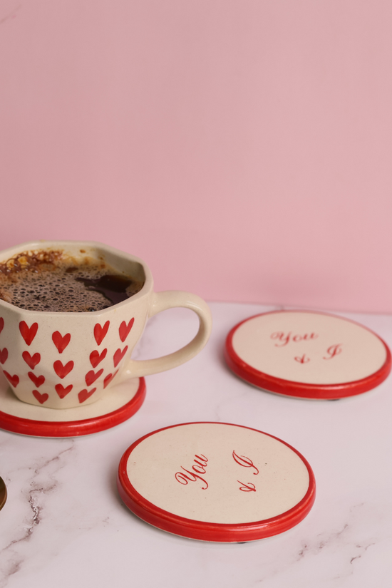 Kitchenware ceramic coffee mug & Coaster 