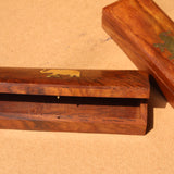 Two wooden Pen Boxes