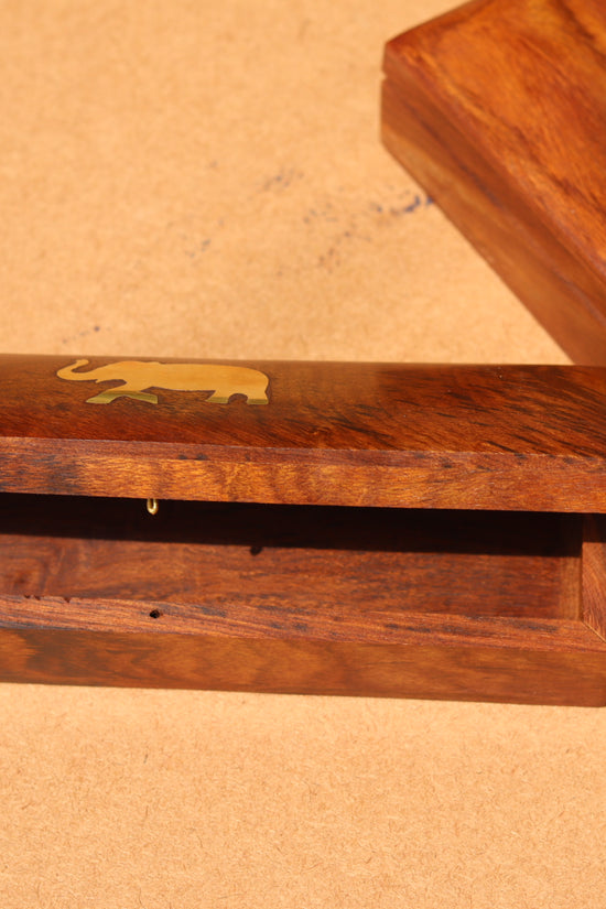 Two wooden Pen Boxes
