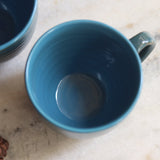 Ceramic green & blue mugs