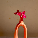 Pink Contour Vase - Mid