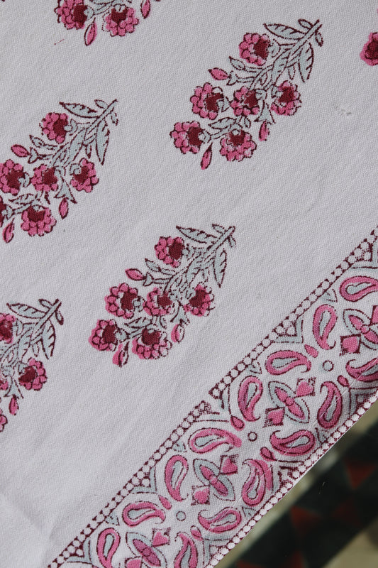 Pink Florals Table Runner
