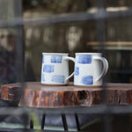 Blue blocks coffee mugs