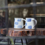 Blue blocks coffee mugs