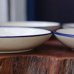 Handmade ceramic pasta plates 