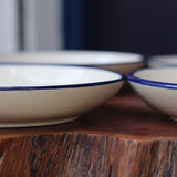 Handmade ceramic pasta plates 