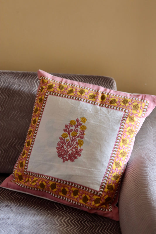 Pink Motif Cushion Cover - Set of two