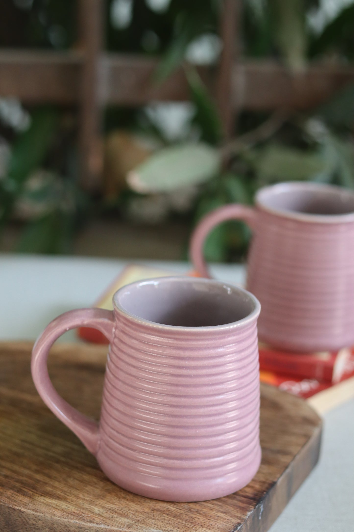 Lavender & Grey Coffee Mug - Tall