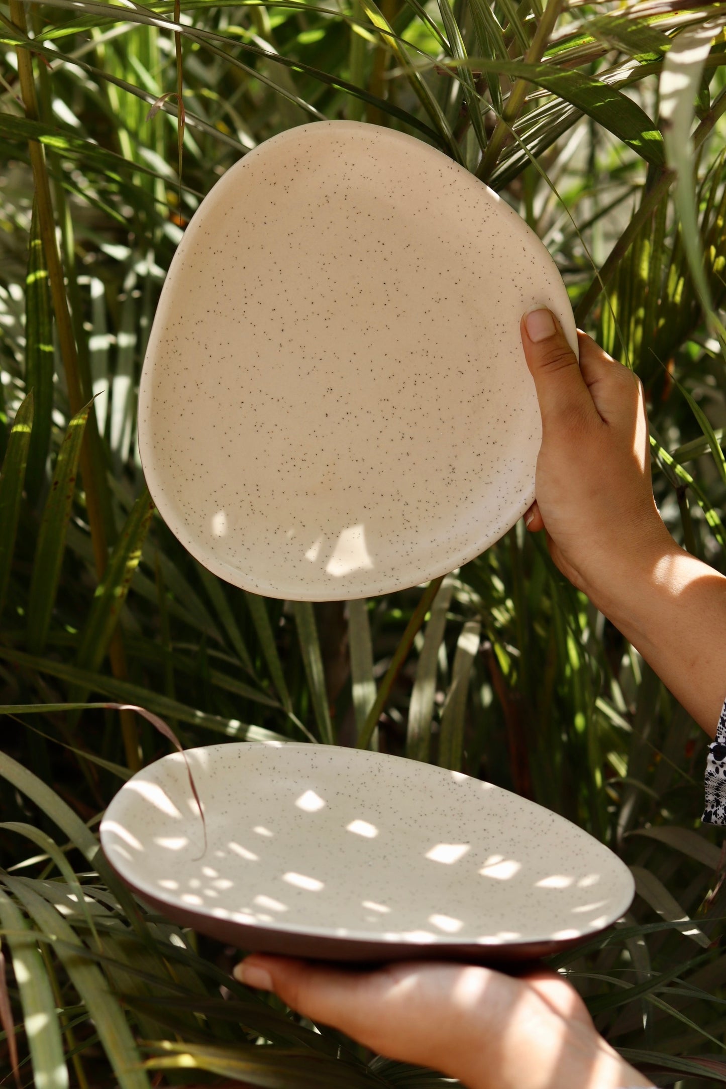 White Speckled Platter