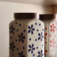 Blue Flower Jar - Large