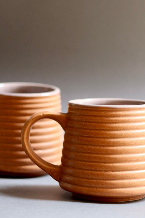 Rust & Grey Coffee Mug