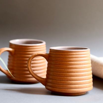 Rust & Grey Coffee Mug